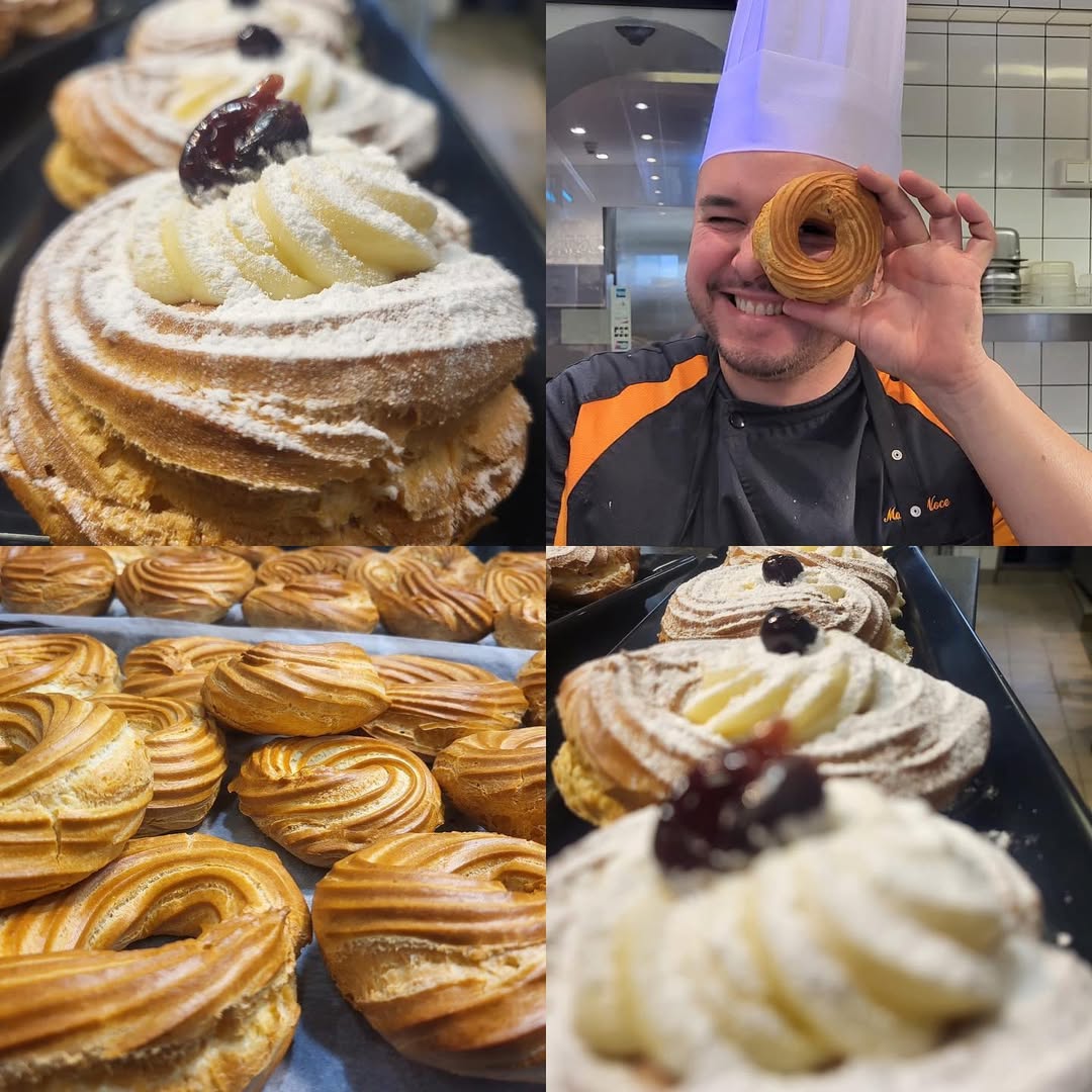Ecco a voi le nostre zeppole…. Passate a trovarci per gustare tutta la nostra pasticceria fresca prodotta direttamente da Noi dal nostro chef @marconoce